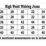 Attire Lab Women's Solid High Waist Wideleg Dark Blue Jeans Roposo Clout