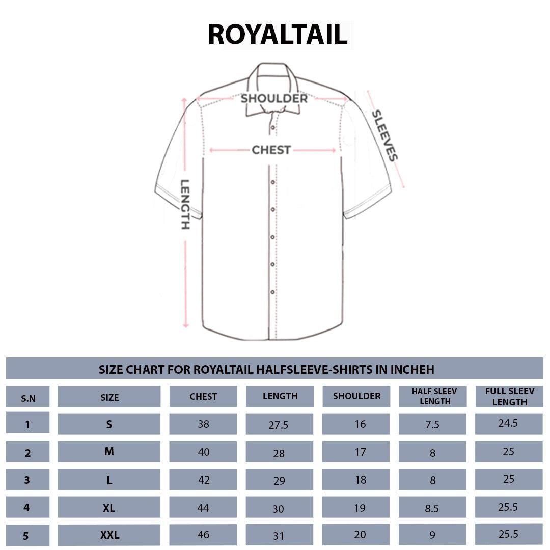 ROYAL TAIL Men's Printed Rayon Cuban Collar Casual Shirt Multicolor Roposo Clout