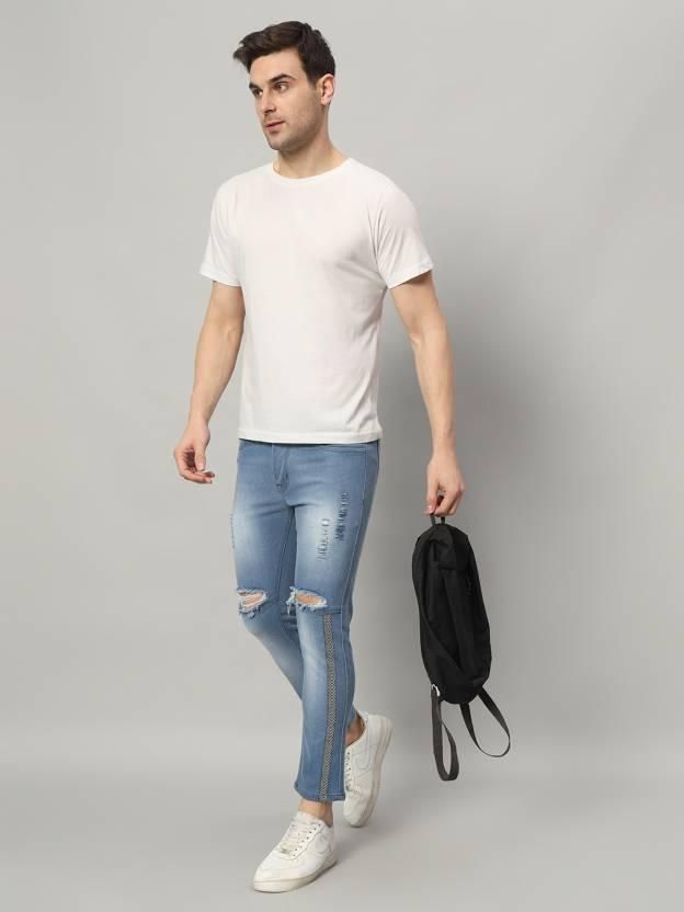 FUDE PRIDE Men's Slim Fit Jeans 🔥 Roposo Clout