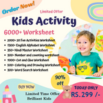 Kids Worksheet Bundle 📢 👪 🔥 -249₹ shoponez.com®