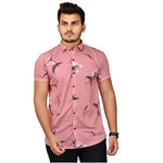 Lycra Printed Men's Shirt Roposo Clout