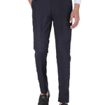 Mens Cotton Stretchable Solid Formal Trouser - shoponez.com