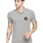 Poly Cotton Solid Half Sleeves Mens Polo T-Shirt Roposo Clout