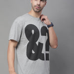 DOOR74 MENS &? PRINTED WHITE COLOR OVERSIZE FIT TSHIRT Roposo Clout