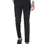 Mens Cotton Stretchable Solid Formal Trouser - shoponez.com