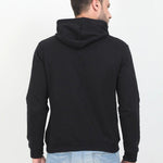 Cotton Blend Printed Full Sleeves Mens Hooded Neck T-Shirt Roposo Clout