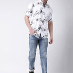 RAIG Printed Half Sleeves Casual Shirts Roposo Clout