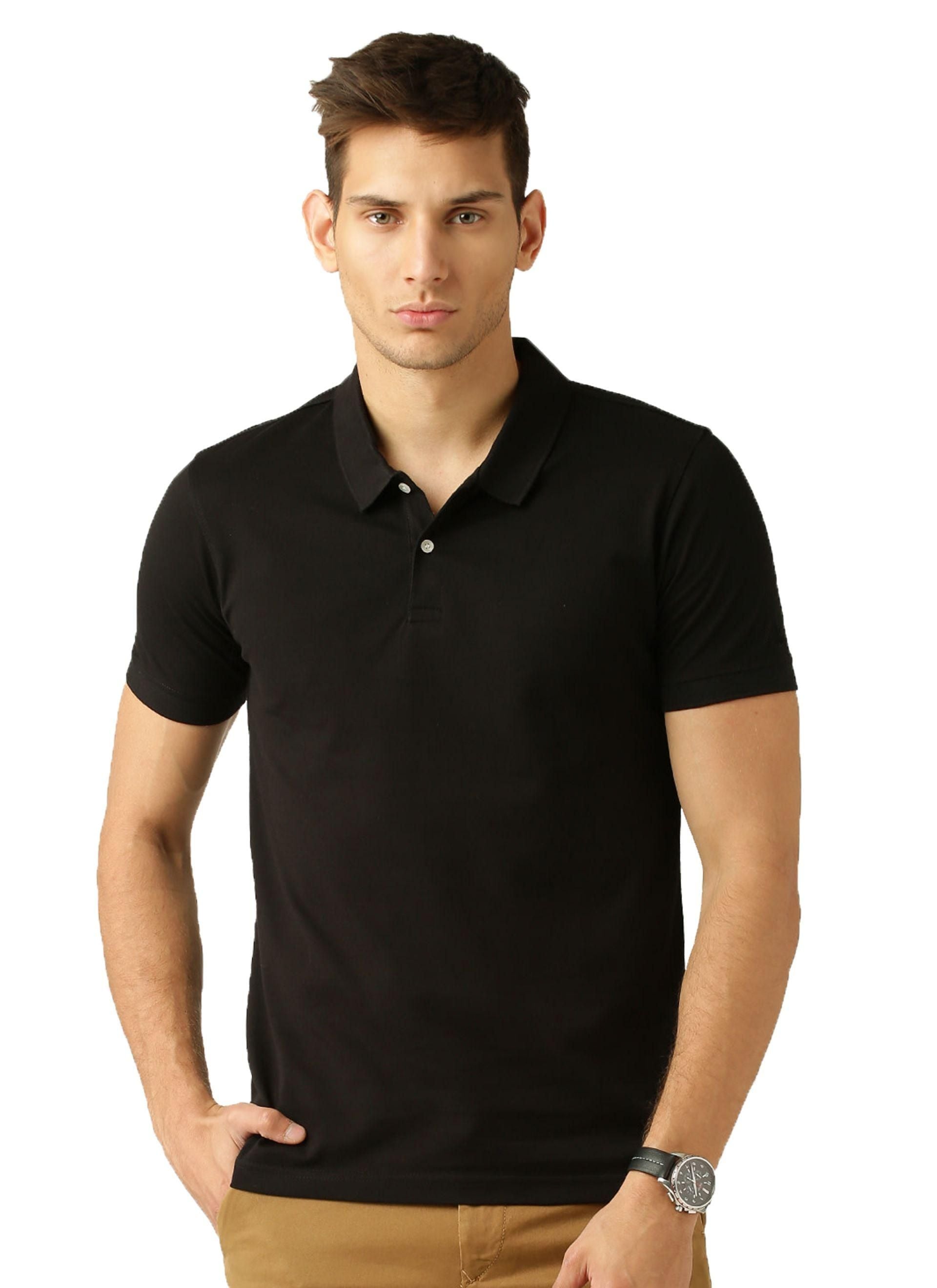 Poly Cotton Solid Half Sleeves Polo T-Shirts (Buy 1 Get 2) Roposo Clout