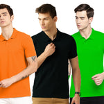 Poly Cotton Solid Half Sleeves Polo T-Shirts (Buy 1 Get 2) Roposo Clout