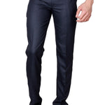 Poly Cotton Solid Slim Fit Formal Trouser Roposo Clout