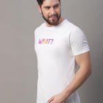 DOOR74 MENS PRINTED WHITE REGULAR TSHIRT Roposo Clout