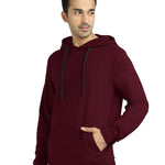 Cotton Solid Full Sleeves Mens Hoodie Roposo Clout