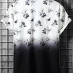 Lycra Blend Printed Half Sleeves Regular Fit Mens Casual Shirt Roposo Clout