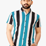 Lycra Printed Men's Shirt Roposo Clout