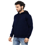 Fleece Solid Full Sleeves Hoodie Roposo Clout