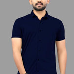 Lycra Printed Men's Shirt Roposo Clout