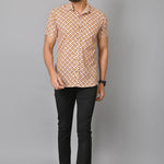 Gasperity Cotton Printed Half Sleeves Mens Casual Shirt Roposo Clout