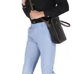 Mens Cotton Stretchable Solid Formal Trouser - shoponez.com