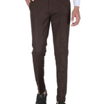 Mens Cotton Stretchable Solid Formal Trouser - shoponez.com