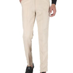 Mens Cotton Stretchable Solid Formal Trouser - shoponez.com