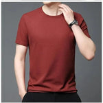 Men 4 Way Strecthable Round Neck T-shirt Roposo Clout