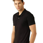 Cotton Blend Polo Neck Solid T-Shirt (Pack of 3) Roposo Clout