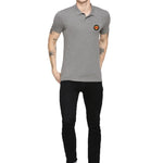 Poly Cotton Solid Half Sleeves Mens Polo T-Shirt Roposo Clout