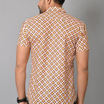 Gasperity Cotton Printed Half Sleeves Mens Casual Shirt Roposo Clout