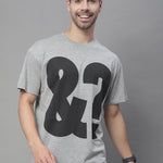 DOOR74 MENS &? PRINTED WHITE COLOR OVERSIZE FIT TSHIRT Roposo Clout