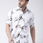 RAIG Printed Half Sleeves Casual Shirts Roposo Clout