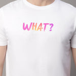 DOOR74 MENS PRINTED WHITE REGULAR TSHIRT Roposo Clout