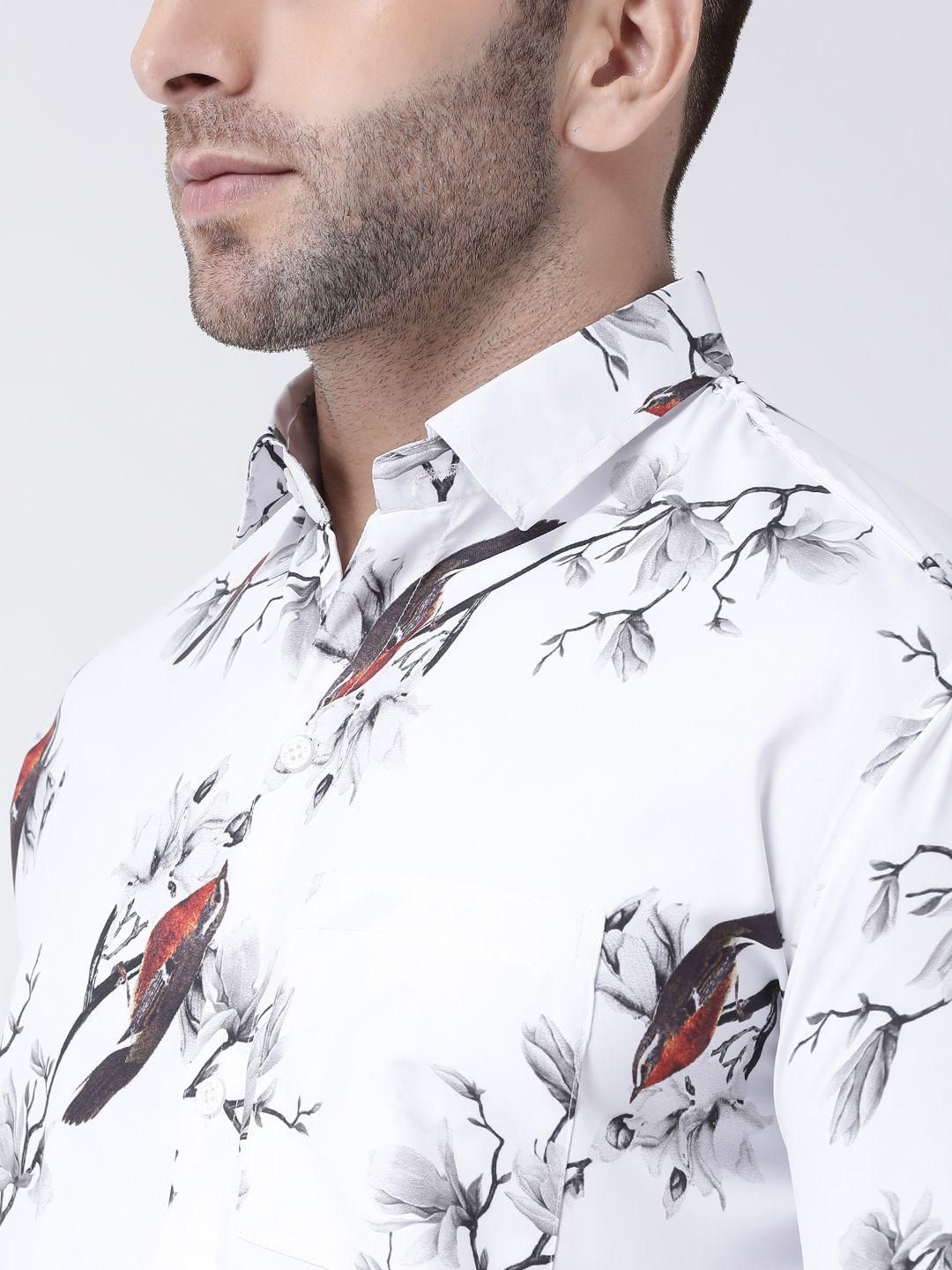 RAIG Printed Half Sleeves Casual Shirts Roposo Clout