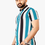 Lycra Printed Men's Shirt Roposo Clout