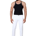 Cotton Solid Slim Fit Casual Trouser Roposo Clout