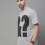 DOOR74 MENS &? PRINTED WHITE COLOR OVERSIZE FIT TSHIRT Roposo Clout