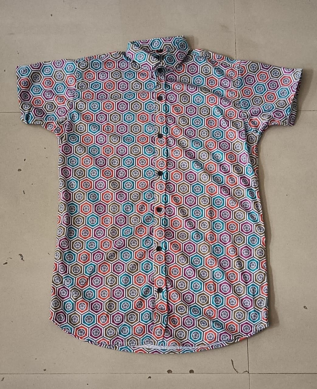 Lycra Printed Men's Shirt Roposo Clout