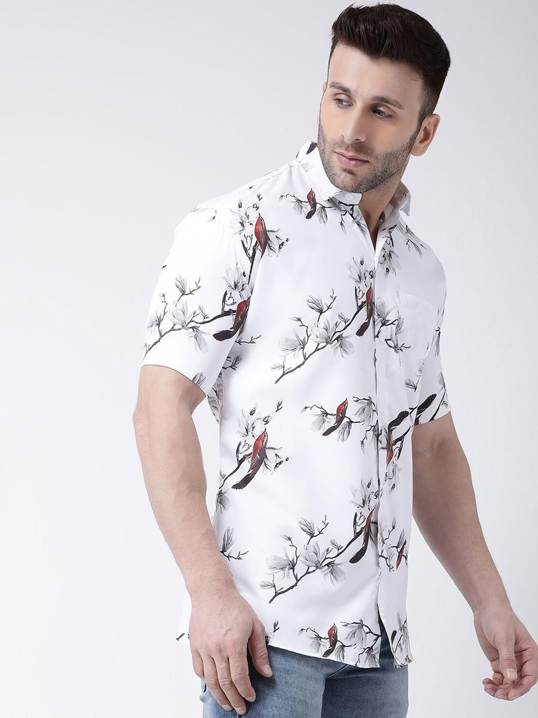 RAIG Printed Half Sleeves Casual Shirts Roposo Clout