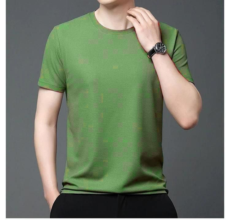 Men 4 Way Strecthable Round Neck T-shirt Roposo Clout