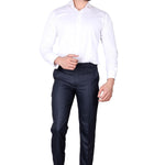 Poly Cotton Solid Slim Fit Formal Trouser Roposo Clout