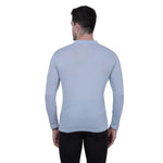 Cotton Blend Solid Full Sleeves T-Shirt Roposo Clout