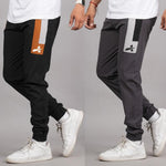 Men's Lycra Contrast Panel Jogger Combo Roposo Clout