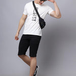 Door 74 Men Off White Graphic Printed Pure Cotton Oversized T-Shirt Roposo Clout